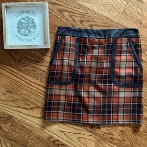 Limited Outback pleather accented skirt